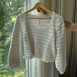 Apiece Apart Crochet Top. Size M. Never worn